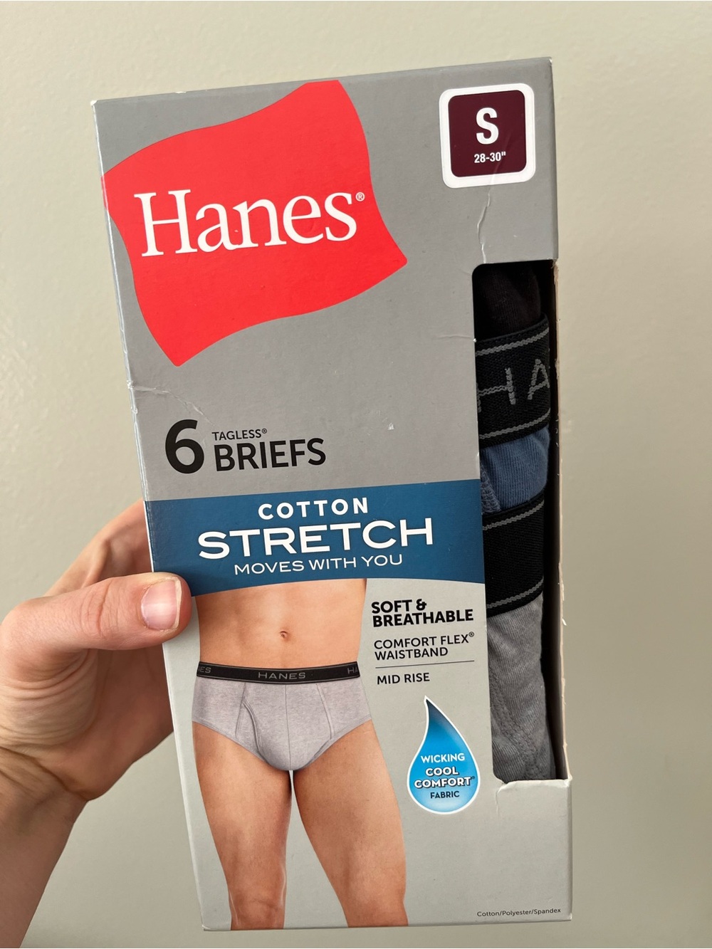 Hanes Men's Briefs Pack - Black & Gray